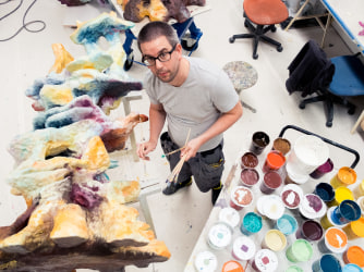 The studio of... Nick Ervinck