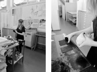 The studio of... Julie van der Vaart