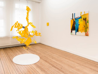 Urban fractures and abstract forms in EVA STEYNEN GALLERY