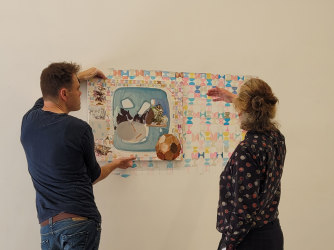 Last chance: Andrea Freckmann and Theun Govers in Galerie Maurits van de Laar