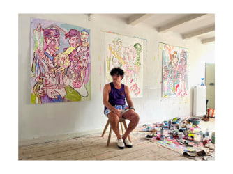 The studio of… Rachid Ben Ali