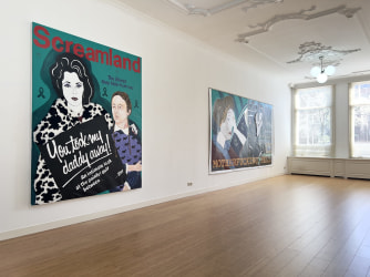 The gaze reflected: Kathe Burkhart at Ellen de Bruijne Projects