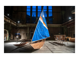 A sculptural canoe and a magical fountain: Kokmeijer & Feigl during SAIL 2025