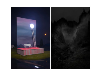 Inner Landscapes at Galerie Helder: from starlight to cardboard maquettes