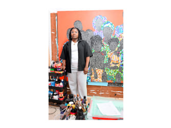 Het atelier van... Tyna Adebowale