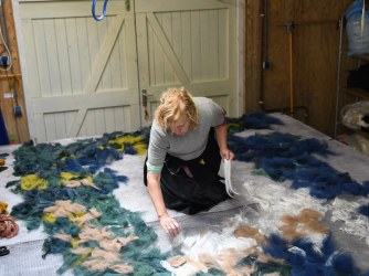 Nature nurtures in Claudy Jongstra’s new exhibition at Galerie Fontana in Brussels