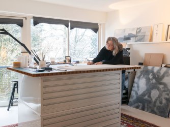 The studio of...  Margaret Lansink