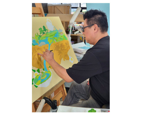 The studio of...  Haru K