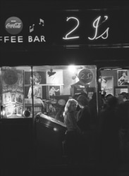 John 'Hoppy' Hopkins, The 2i's Coffee Bar, Old Compton Street, London