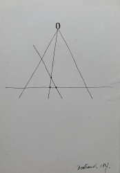 Gaston Bertrand, Lettre et géometrie