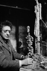 René Burri, Alberto Giacometti in his studio, Paris