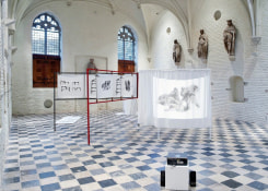 Falke Pisano, The Body in Crisis (Housing, Treating and Depicting), Installation Version