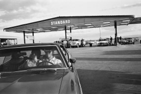 Mimi Plumb, Couple at the Gas Station, 1972