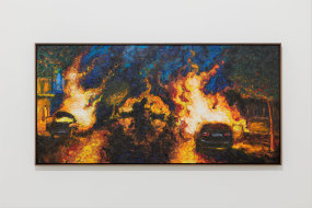Koen Theys, Summer Night WIth Burning Cars