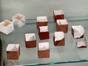 Lilian Cooper, grass cubes & virginia creeper