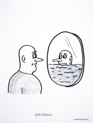 Kamagurka, Tekening 'Zeespiegel'