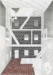 Henri Jacobs, Journal Drawing 1001 /Hommage à Vaclav P.