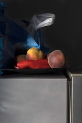 Elspeth Diederix, Still life red, yellow, blue