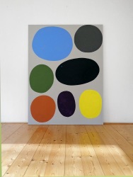 Jan Smejkal, Jan Smejkal, Akryl / Textile [VII oval like forms in color]