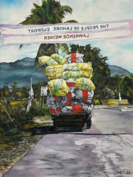 Aldert Mantje (ism Peter Kempf), Abstract rescue mission - Lawrence Weiner II