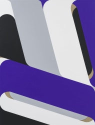 Harry Markusse, Layer painting 1 (purple, grey) 2024