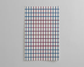 Winston Roeth, Red & Blue 2'' x 3'' Grid