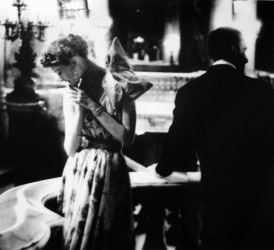 Lillian Bassman, Paris Gala Night: Barbara Mullen in a Dress by Patou, Paris. Harper‘s Bazaa