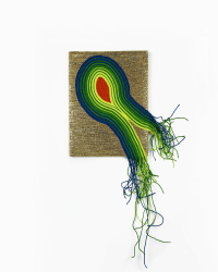 Lu Luo, Print (gold green)