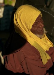 Mounir Raji, Man with Yellow Scarf