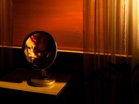 Tania Franco Klein, Tania Franco Klein Rounded Mirror, Window (self-portrait), 2022, from Break