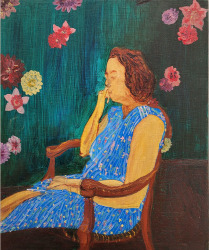 Lotte van Lieshout, Dhalia's uit de tuin