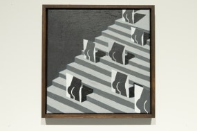 Jan Leenders, Nus descendant un escalier