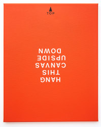 Dan Hallman, Hang this canvas upside down