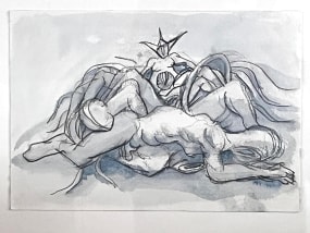 Su Hui-Yu, The Space Warriors and the Digigrave, drawing/storyboard No.3