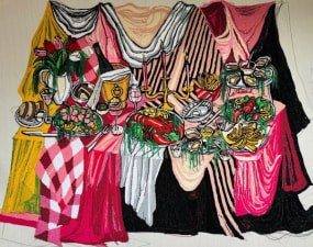 Julia Kiryanova, Still life with sea food