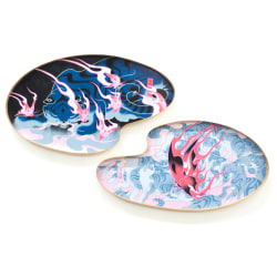 Creature Creature, Burning Blue diptych