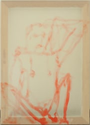 Daniele Formica, Sitting on the floor, elbow up (individual pose)