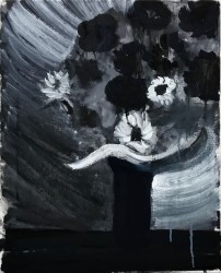 Gerben Mulder, Black and White Flowers III