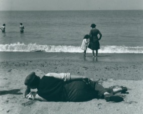 Louis Stettner, Farmer by the sea, Normandy