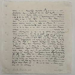 Annette Hendrikx, Monologue