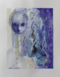 Hilde Van de Walle, TEKENING blauw