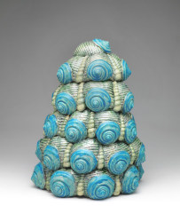 Wietske van Leeuwen, rocambolesk dekselpot blauw groen