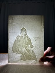Laurence Aëgerter, Young palestinian Lady, from the series Lithophanes