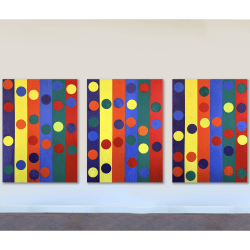 Piet Dieleman, Dots and holes Triptych
