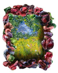 Sara Van Vliet, The rain blending into the yellow field