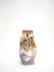 Florentijn de Boer, Red autumn woods 16 x 34 cm glazed ceramics 2023 Florentijn de Boer 4
