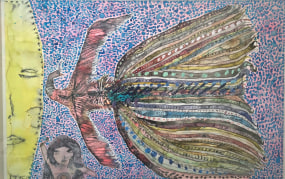 Samuel Sarmiento, Two birds(portrait of the wind, the stars, and Saturn)