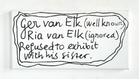 Lily van der Stokker, Ger van Elk