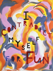 Kim van Norren, I contradict myself for fun-2026 Tekst: afgeleid van Walt Whitman