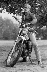 Terry O'Neill, Robert Redford on a Motorcycle